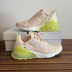 Nike Air Max 270 Guava Ice US Women 7/UK 4.5/EU38(AH6789-802）